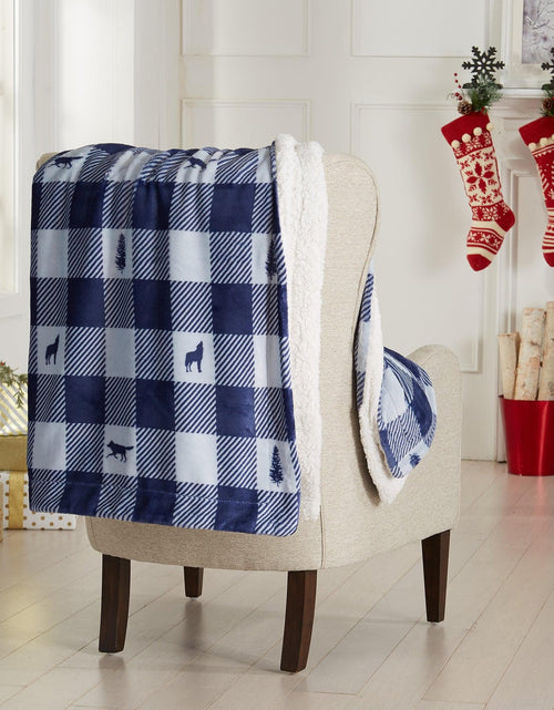 Load image into Gallery viewer, Sherpa Throw Blanket - Hudson Collection
