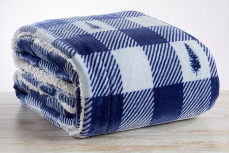 Sherpa Throw Blanket - Hudson Collection