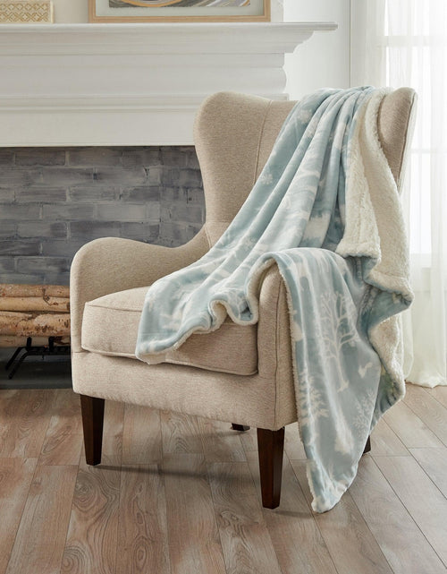 Load image into Gallery viewer, Velvet Plush Sherpa Luxury Bed Blanket - Cielo Collection
