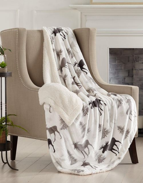 Load image into Gallery viewer, Velvet Plush Sherpa Luxury Bed Blanket - Cielo Collection
