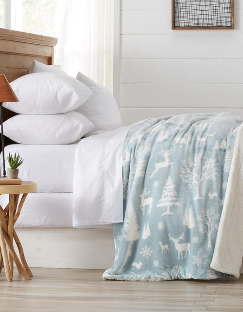 Load image into Gallery viewer, Velvet Plush Sherpa Luxury Bed Blanket - Cielo Collection
