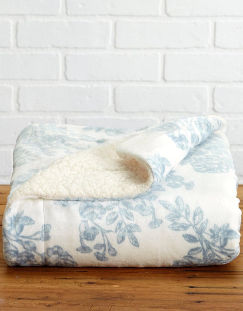 Load image into Gallery viewer, Velvet Plush Sherpa Luxury Bed Blanket - Cielo Collection
