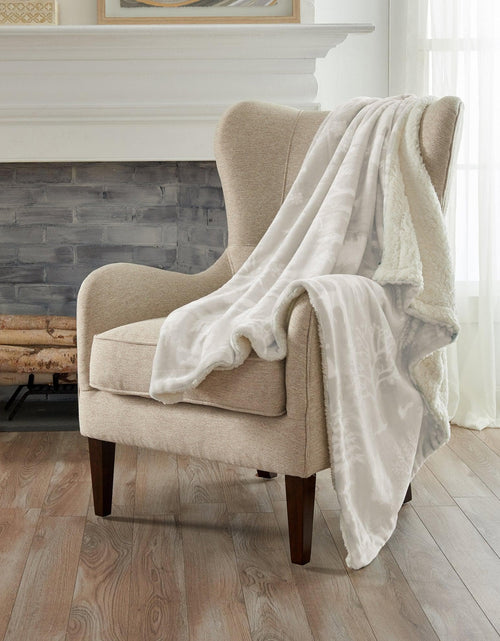 Load image into Gallery viewer, Velvet Plush Sherpa Luxury Bed Blanket - Cielo Collection
