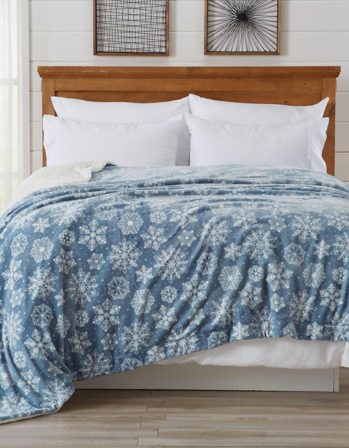 Load image into Gallery viewer, Velvet Plush Sherpa Luxury Bed Blanket - Cielo Collection
