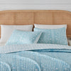 Linear Floral Blue