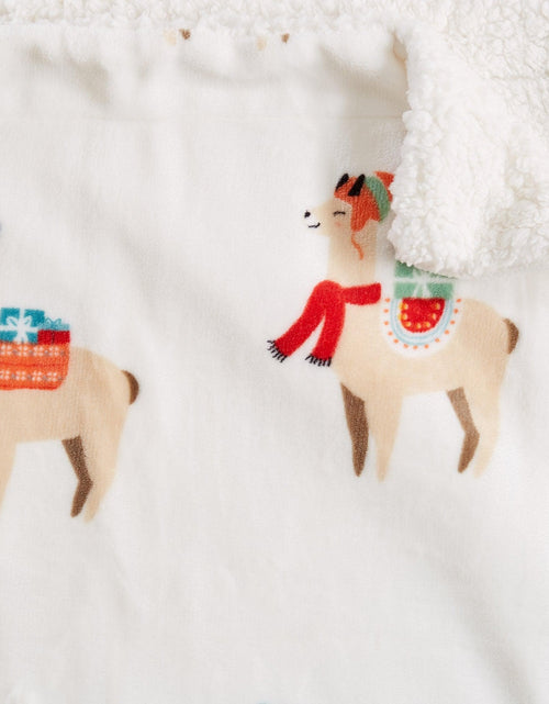 Load image into Gallery viewer, Holiday Sherpa Throw - Esmay Collection
