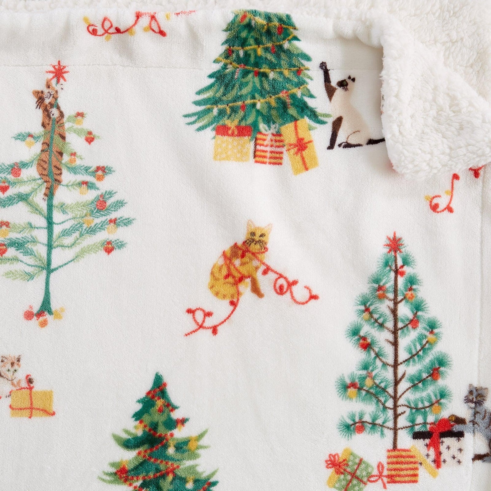 Holiday Sherpa Throw - Esmay Collection