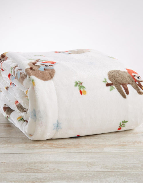 Load image into Gallery viewer, Holiday Sherpa Throw - Esmay Collection

