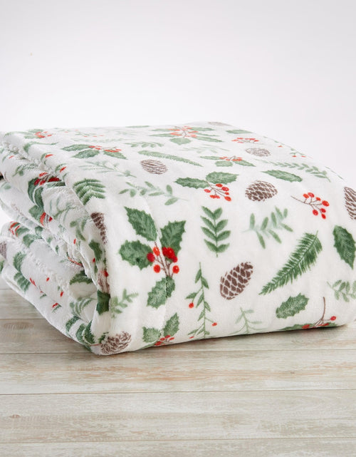 Load image into Gallery viewer, Holiday Sherpa Throw - Esmay Collection
