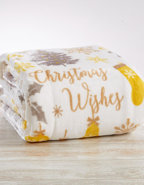 Load image into Gallery viewer, Holiday Sherpa Throw - Esmay Collection

