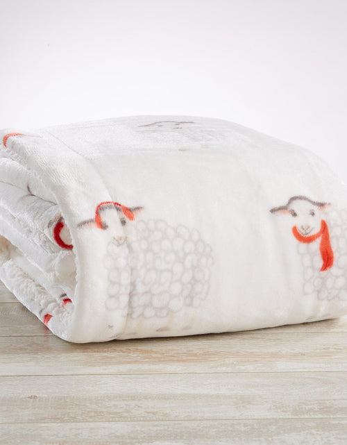 Load image into Gallery viewer, Holiday Sherpa Throw - Esmay Collection

