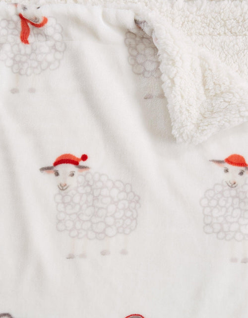 Load image into Gallery viewer, Holiday Sherpa Throw - Esmay Collection
