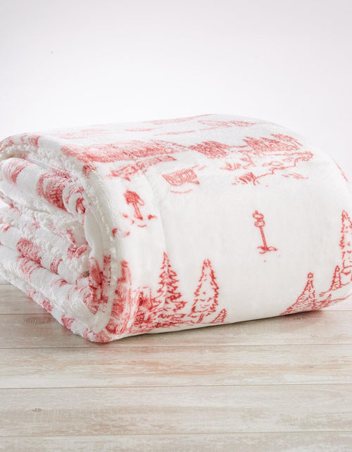 Load image into Gallery viewer, Holiday Sherpa Throw - Esmay Collection
