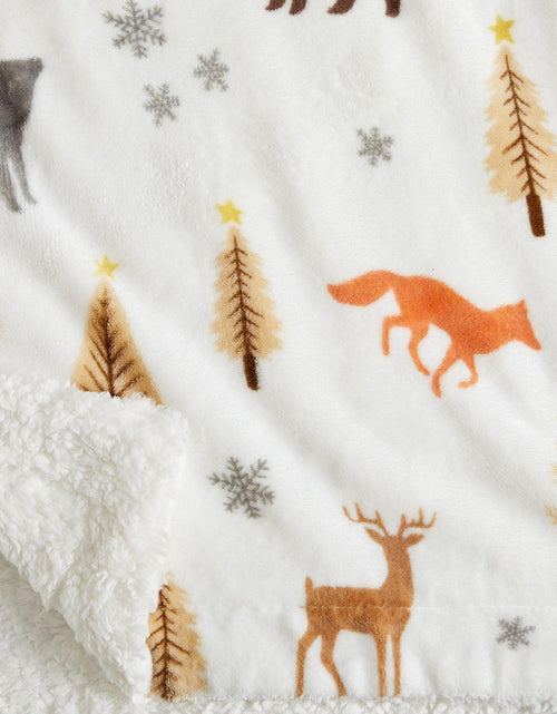 Load image into Gallery viewer, Holiday Sherpa Throw - Esmay Collection
