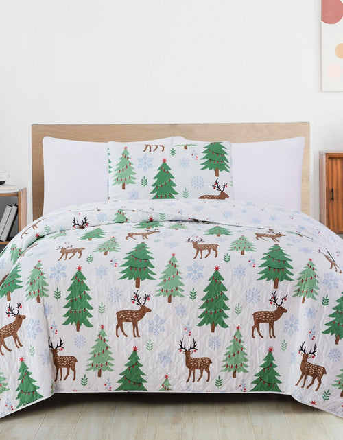 Load image into Gallery viewer, Holiday Quilt - Holly Collection
