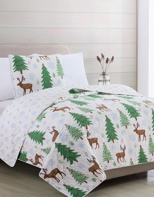 Load image into Gallery viewer, Holiday Quilt - Holly Collection
