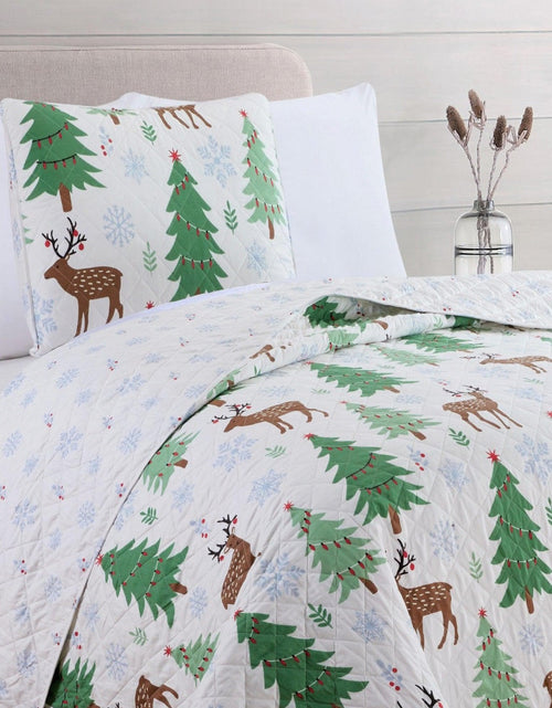 Load image into Gallery viewer, Holiday Quilt - Holly Collection
