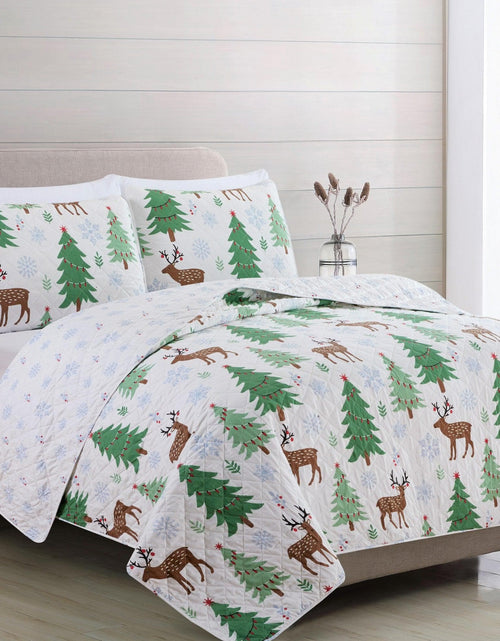 Load image into Gallery viewer, Holiday Quilt - Holly Collection
