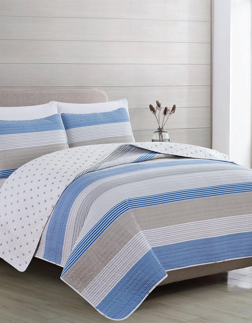 Load image into Gallery viewer, Striped Quilt Set - Bryce Collection
