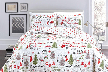 Holiday Quilt Set - Carol Collection