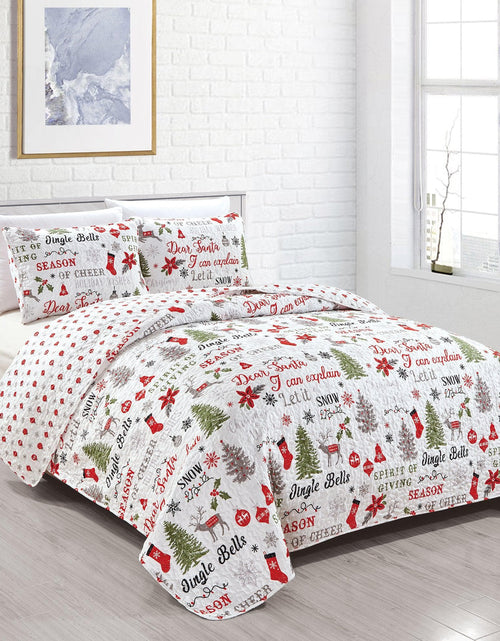 Load image into Gallery viewer, Holiday Quilt Set - Carol Collection
