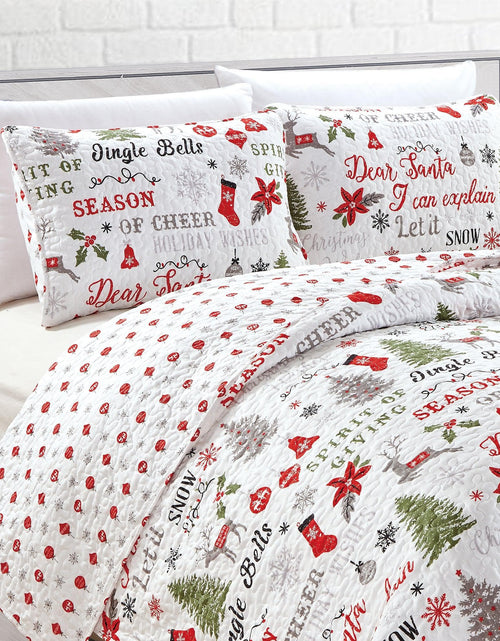 Load image into Gallery viewer, Holiday Quilt Set - Carol Collection
