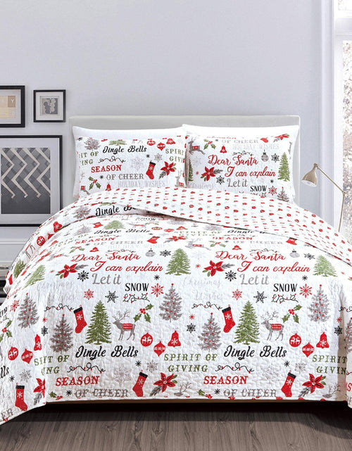 Load image into Gallery viewer, Holiday Quilt Set - Carol Collection
