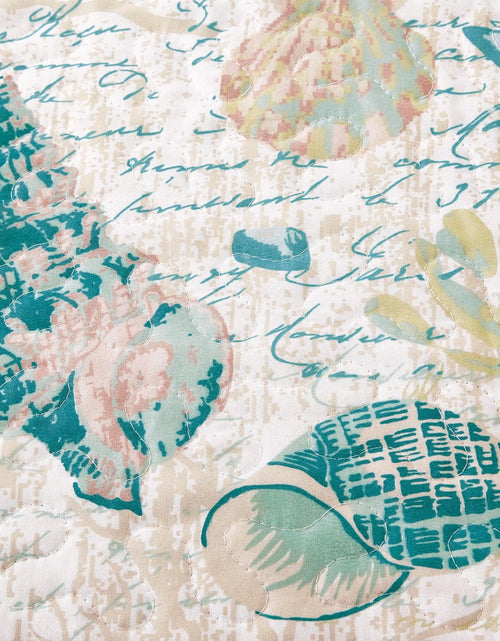 Load image into Gallery viewer, Seashell &amp; Coral Quilt Set - Westsands Collection
