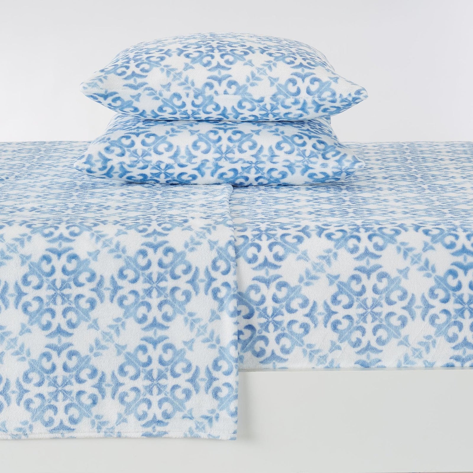 Printed Plush Sheet - Velvet Luxe Lattice Collection