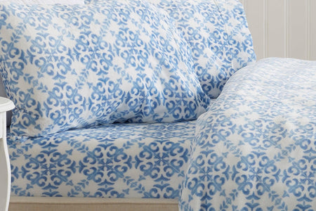 Printed Plush Sheet - Velvet Luxe Lattice Collection