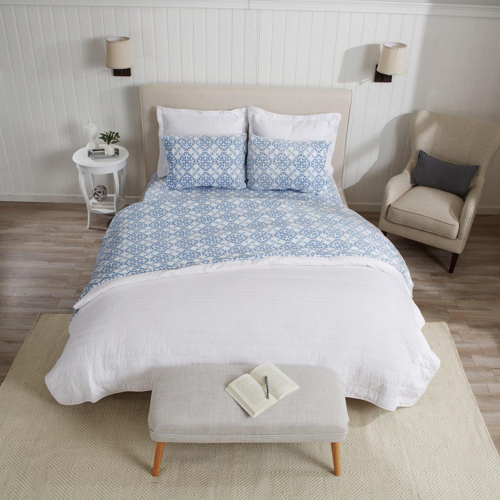 Printed Plush Sheet - Velvet Luxe Lattice Collection