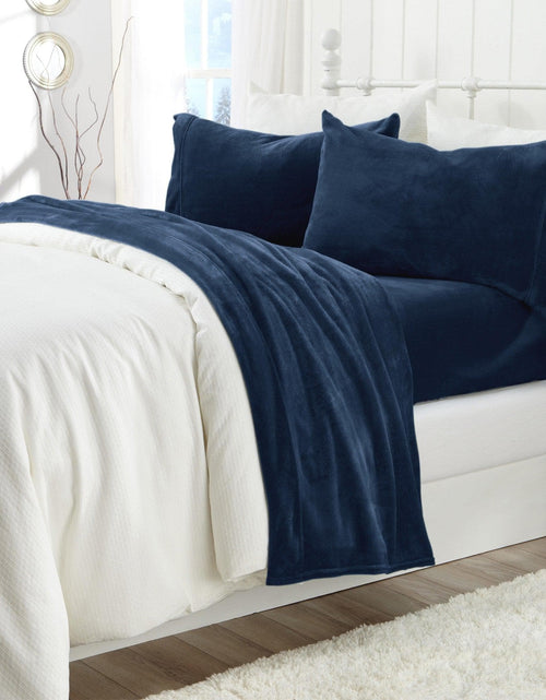 Load image into Gallery viewer, Solid Plush Sheet - Velvet Luxe Collection
