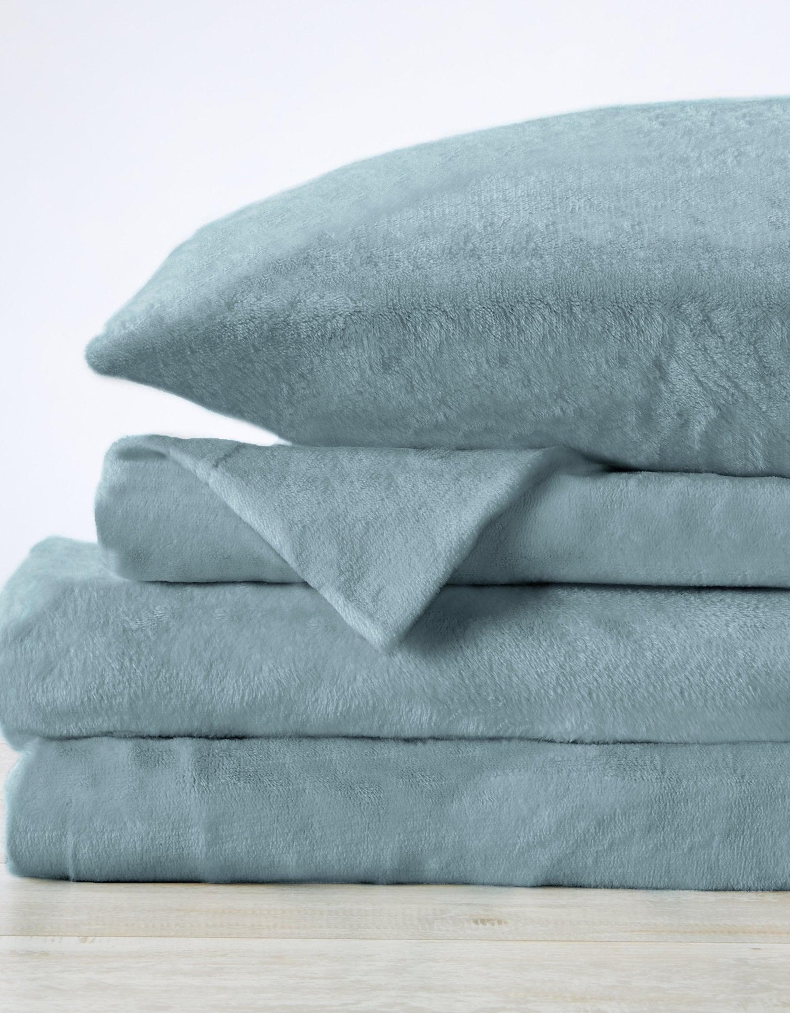 Solid Plush Sheet - Velvet Luxe Collection