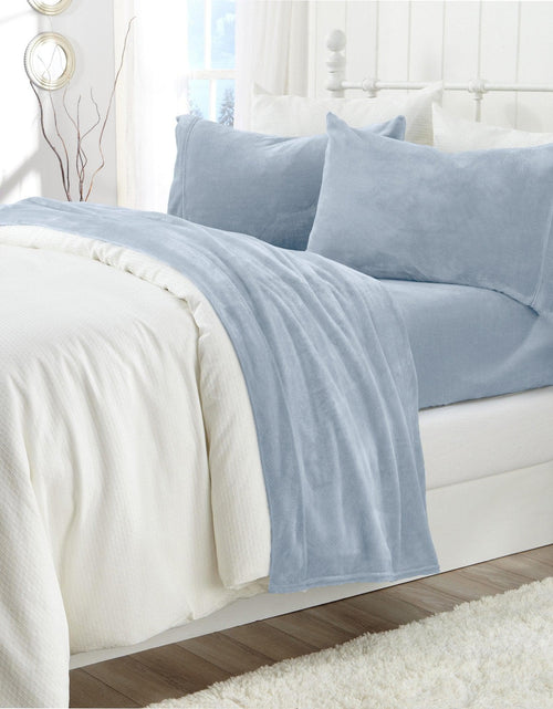 Load image into Gallery viewer, Solid Plush Sheet - Velvet Luxe Collection
