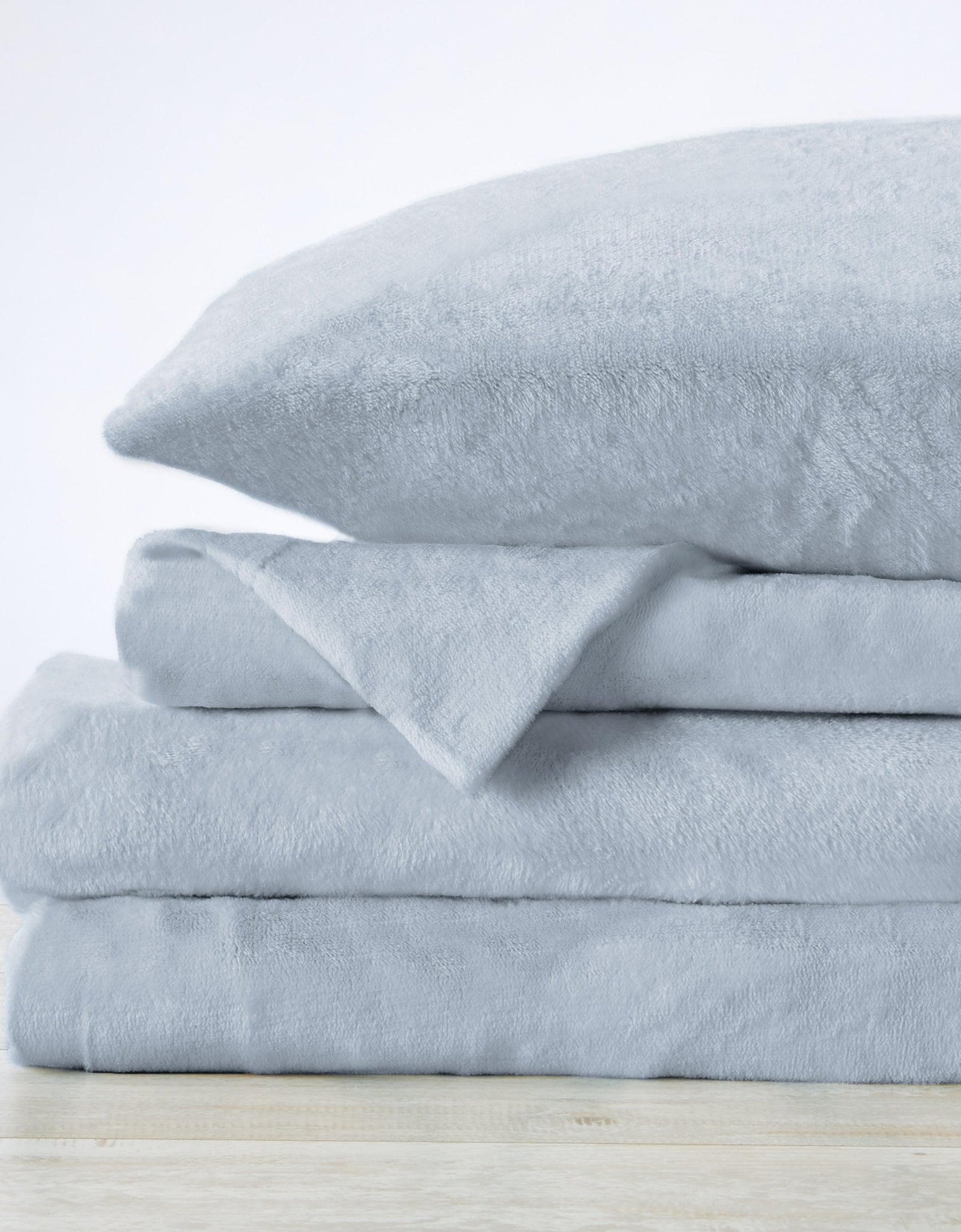 Solid Plush Sheet - Velvet Luxe Collection