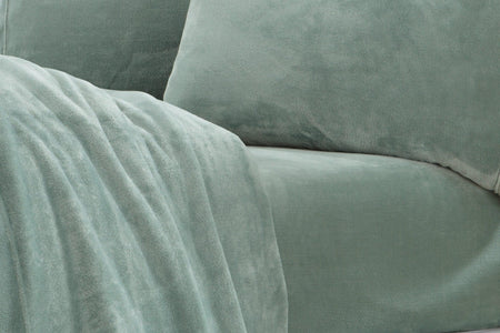 Solid Plush Sheet - Velvet Luxe Collection