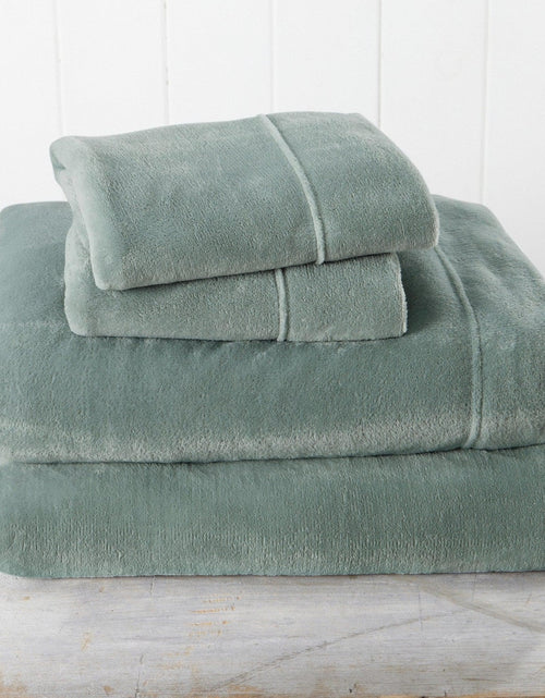 Load image into Gallery viewer, Solid Plush Sheet - Velvet Luxe Collection
