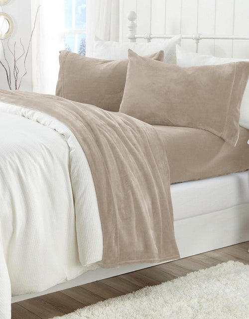 Load image into Gallery viewer, Solid Plush Sheet - Velvet Luxe Collection
