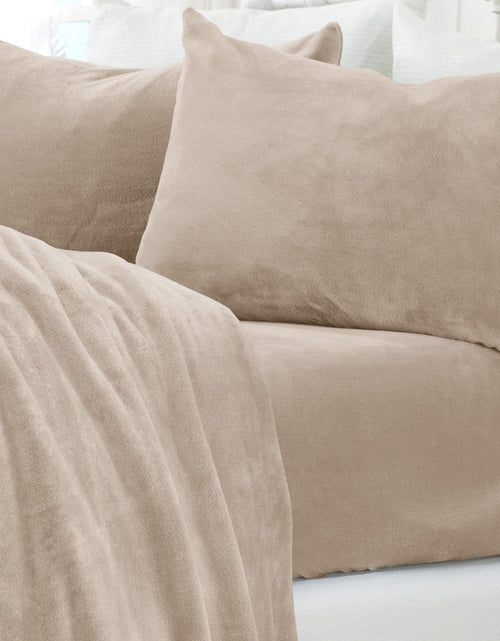 Load image into Gallery viewer, Solid Plush Sheet - Velvet Luxe Collection
