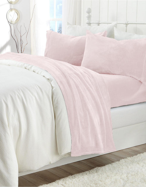 Load image into Gallery viewer, Solid Plush Sheet - Velvet Luxe Collection
