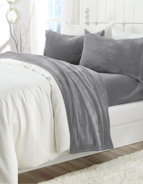 Load image into Gallery viewer, Solid Plush Sheet - Velvet Luxe Collection
