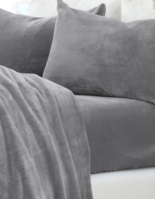Load image into Gallery viewer, Solid Plush Sheet - Velvet Luxe Collection
