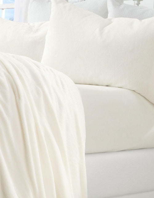 Load image into Gallery viewer, Solid Plush Sheet - Velvet Luxe Collection
