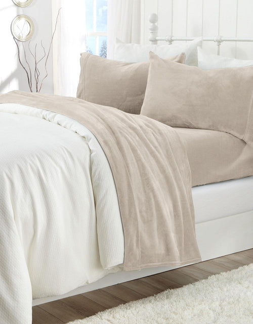 Load image into Gallery viewer, Solid Plush Sheet - Velvet Luxe Collection
