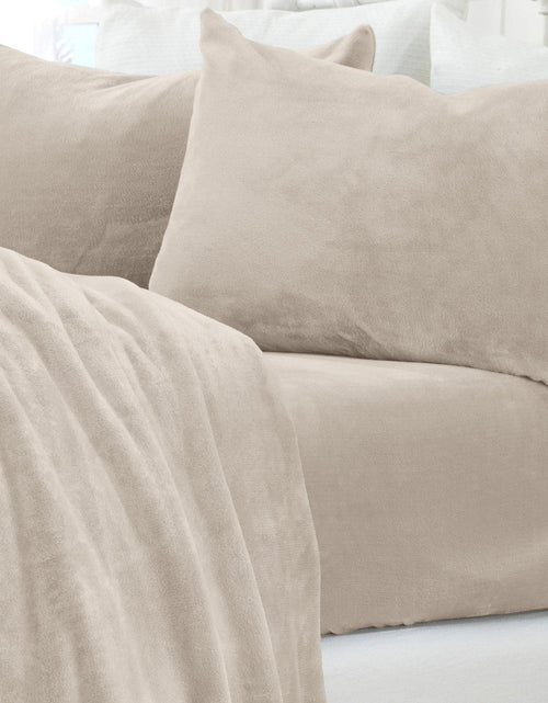Load image into Gallery viewer, Solid Plush Sheet - Velvet Luxe Collection
