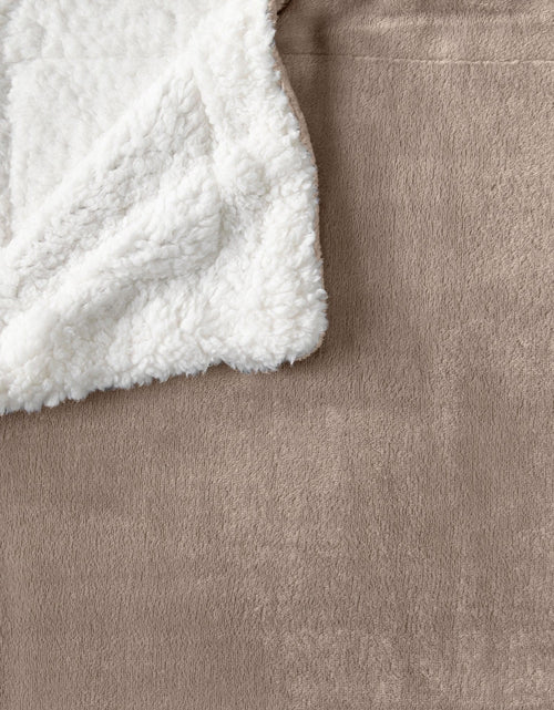 Load image into Gallery viewer, Velvet Plush Sherpa Luxury Bed Blanket - Kinsley Collection
