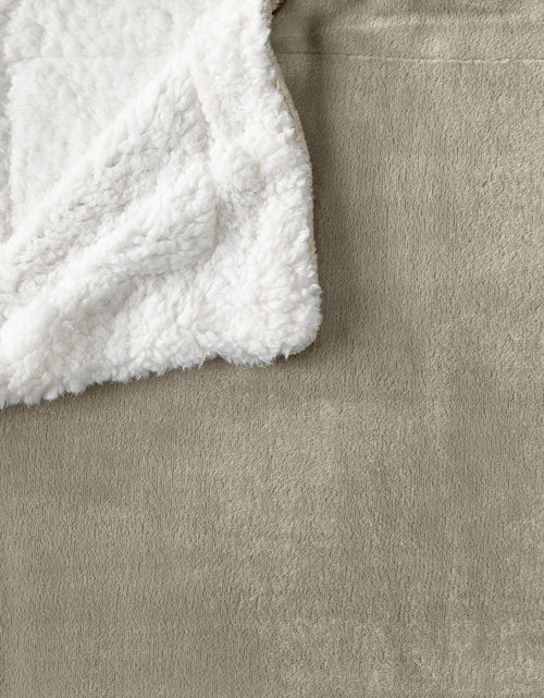 Load image into Gallery viewer, Velvet Plush Sherpa Luxury Bed Blanket - Kinsley Collection
