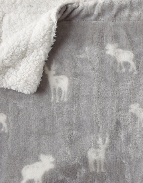 Load image into Gallery viewer, Velvet Plush Sherpa Luxury Bed Blanket - Kinsley Collection
