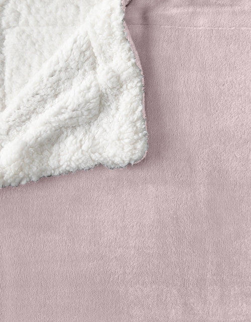 Load image into Gallery viewer, Velvet Plush Sherpa Luxury Bed Blanket - Kinsley Collection
