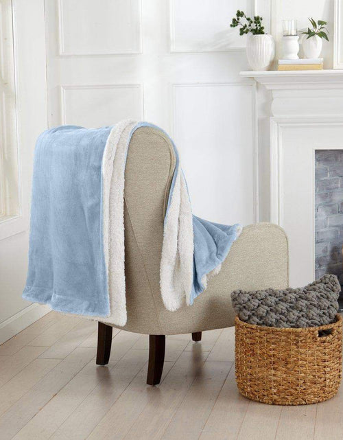 Load image into Gallery viewer, Velvet Plush Sherpa Luxury Bed Blanket - Kinsley Collection
